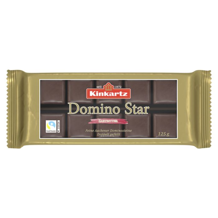 Kinkartz Domino Zartbitter "Domino-Star" 125g-4035900404104