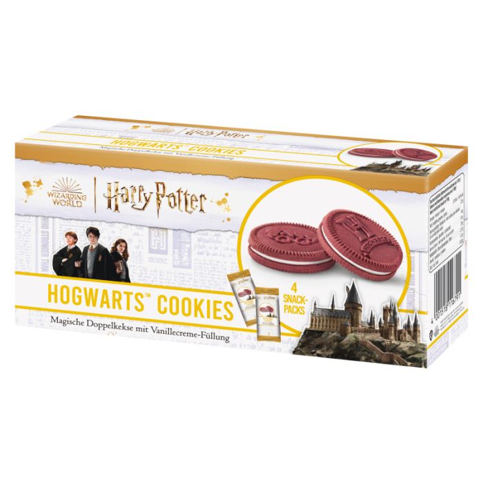 Harry Potter Hogwarts(TM) Cookies Magische Doppelkekse mit Vanillecreme-Füllung 4x45g = 180g-4001518116791