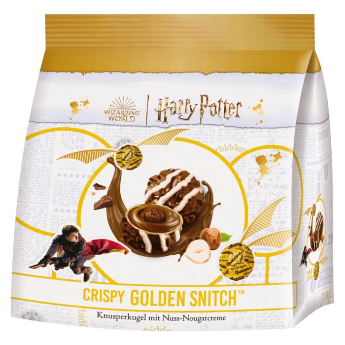 Wizarding World Harry Potter Crispy Golden Snitch(TM) Knusperkugel mit Nuss-Nougatcreme 157g-4001518116708