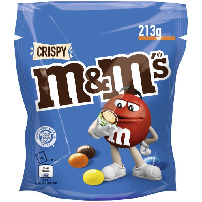 M&MS Crispy 213g Knusperreiskern -5000159561730