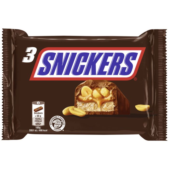 SNICKERS® Multipack 3x50g =150g-5000159560061