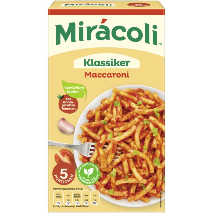 MIRACOLI™ 5 Portionen Maccaroni Klassiker 560,4g -4002359018596