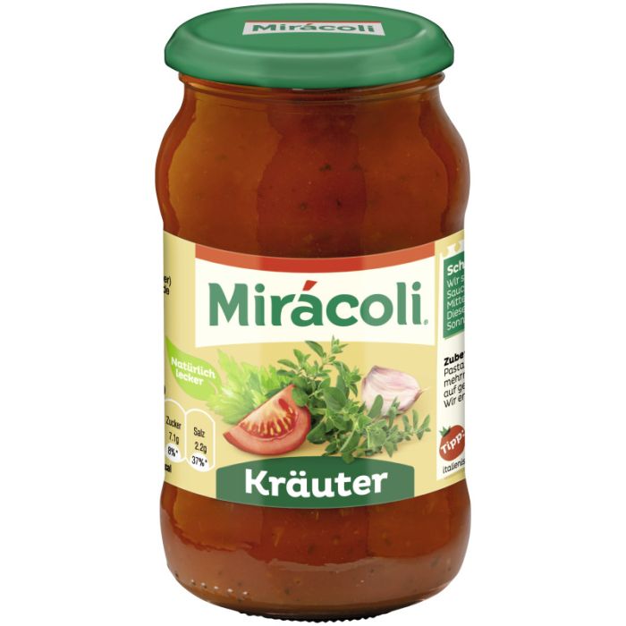 MIRACOLI® Pasta Sauce Kräuter 400g-4002359006067