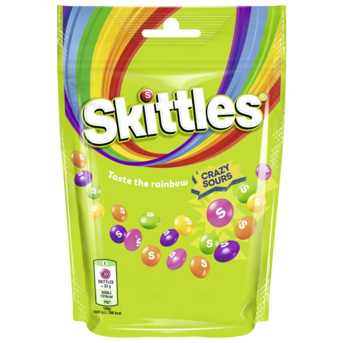 SKITTLES® CRAZY SOURS 136g-4009900546102