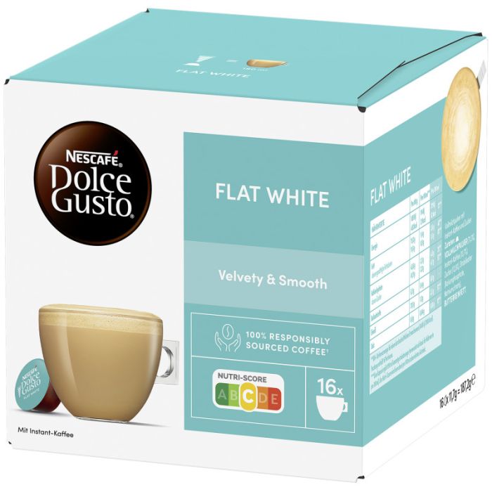 NESCAFE DOLCE GUSTO Flat White 16 Capsule = 187,2g-7613036675680