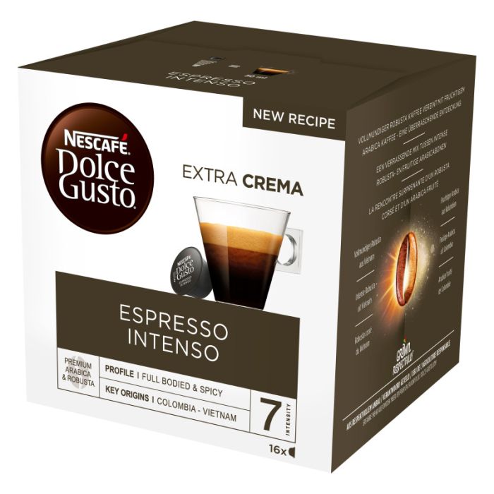 NESCAFE DOLCE GUSTO Espresso Intenso 16 Capsule = 112g-7613036828444