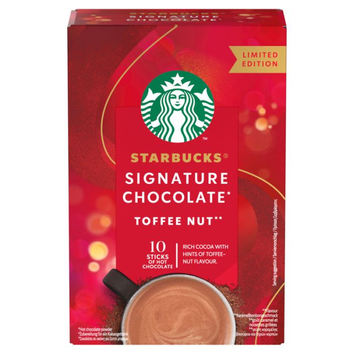 STARBUCKS SIGNATURE CHOCOLATE Toffee Nut = 200g-8445290364357