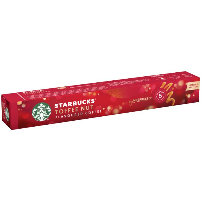 STARBUCKS TOFFEE NUT LATTE by NESPRESSO 10 Capsule = 51g-8445290453150