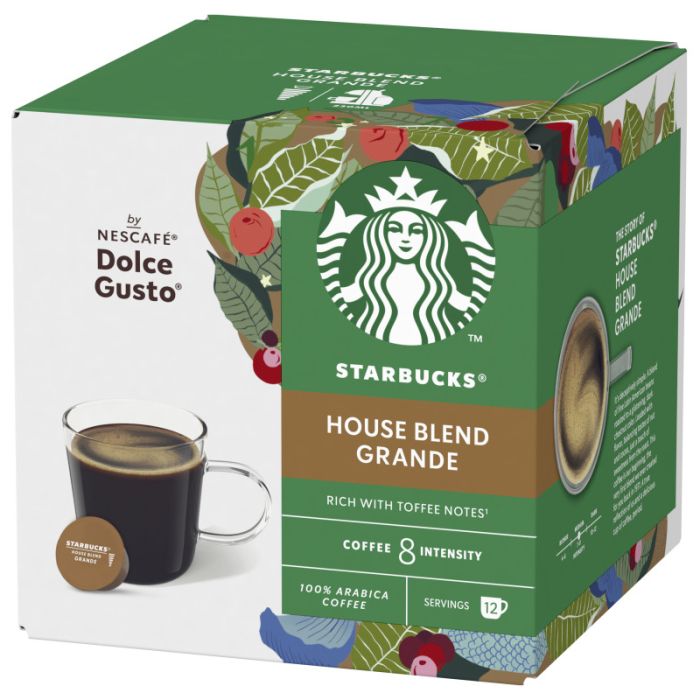 STARBUCKS HOUSE BLEND by NESCAFÉ DOLCE GUSTO 12 Capsule = 102g-7613036940832