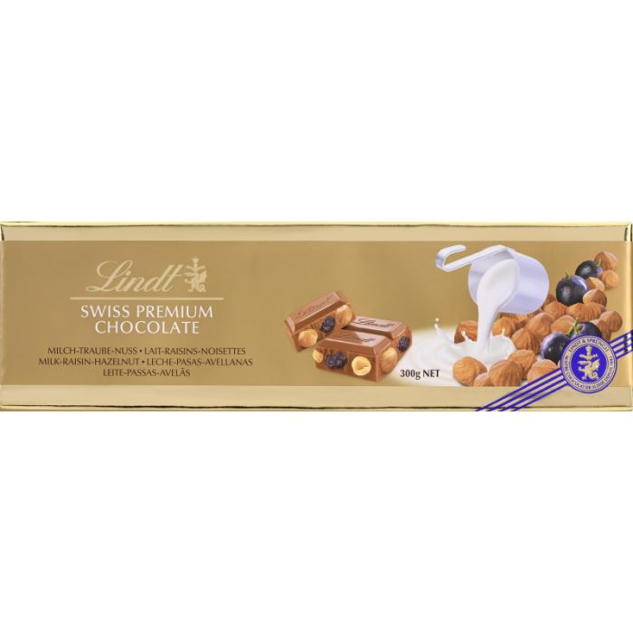 Lindt Traube-Nuss Tafel 300g-7610400013802