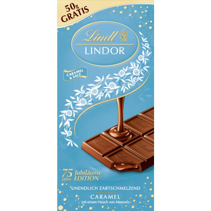 Lindt LINDOR Tafel Car-Sa. Jub. 150g-3046920021876