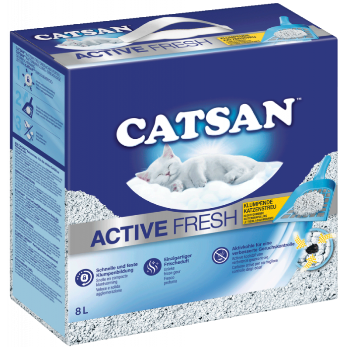 CATSAN™ Active Fresh Klumpstreu 8l-4008429104282