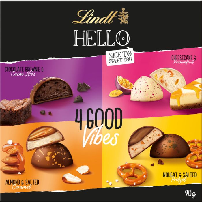 Lindt HELLO 4 Good Vibes 90g -4000539142086