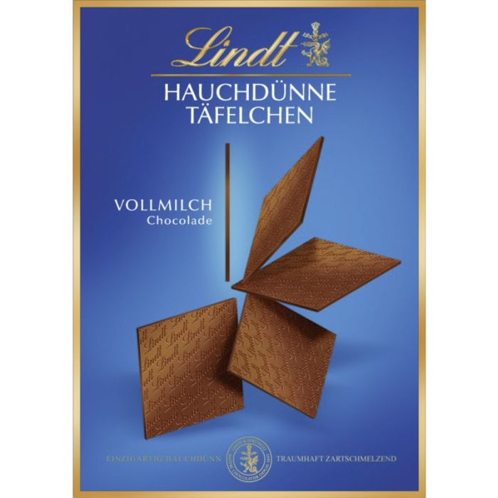 Lindt Hauchdünne Täfelchen Vollmilch 125g-4000539204500