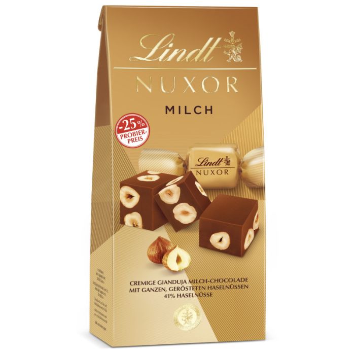 Lindt NUXOR Beutel Milch PP 103g-4000539144448