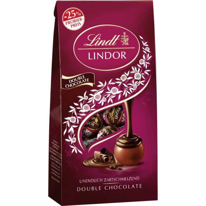 Lindt Lindor Btl Double Choc PP  137g-4000539113482