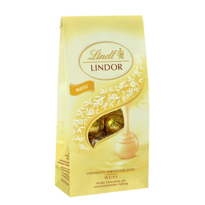 Lindt Lindor Beutel weiss 136g-4000539365201