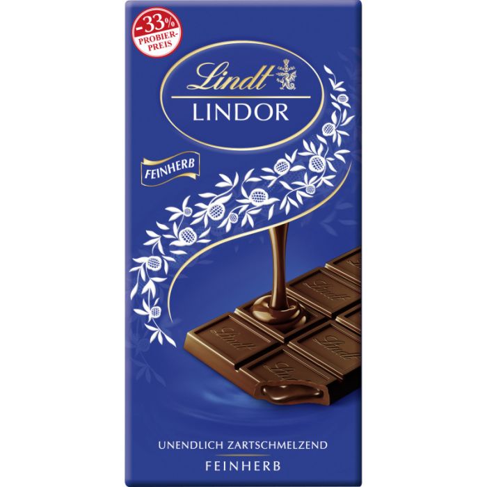 Lindt LINDOR Tafel Herb PP 100g-7610400099974