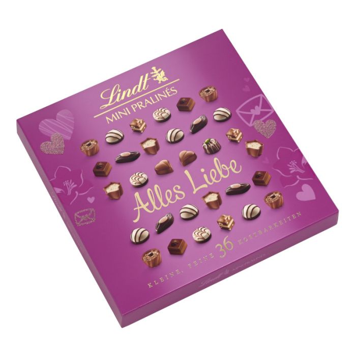 Lindt Mini Pral. Emotional Rosa 180g-4000539110047