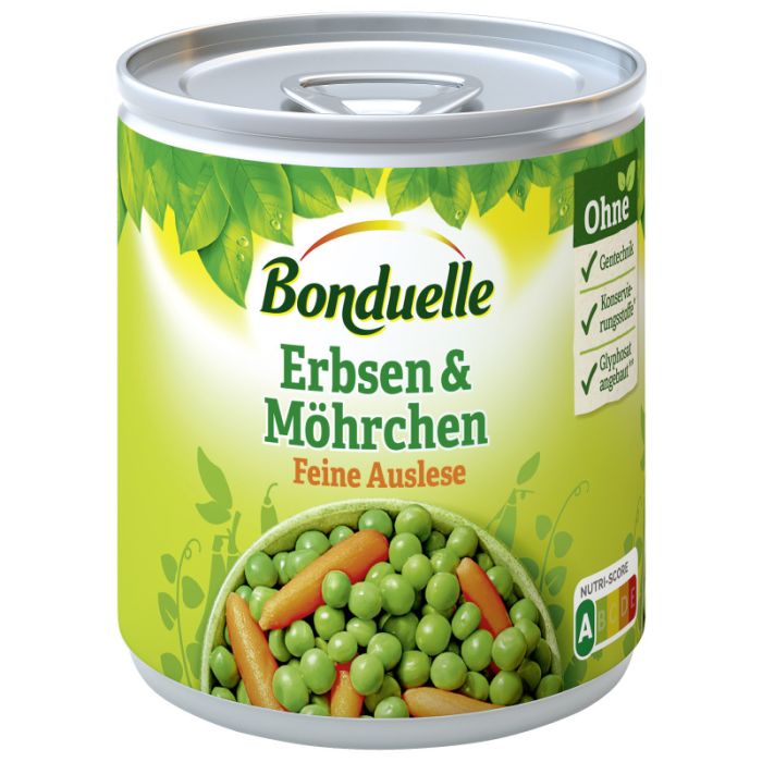 Bonduelle Erbsen mit Möhrchen Feine Auslese 200G-3083681158021