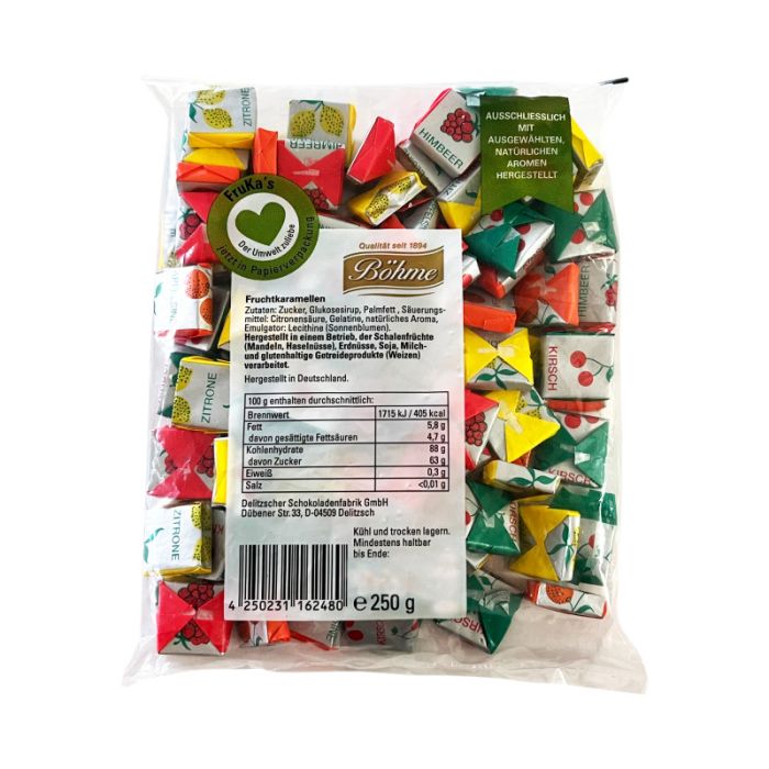 Böhme Fruchtkaramellen 250g-4250231162480