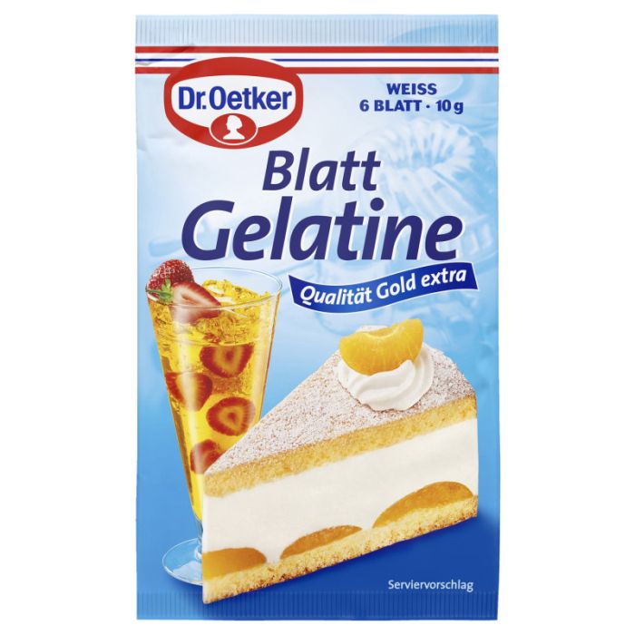 Dr. Oetker Blatt Gelatine weiß 10g-4000521741006