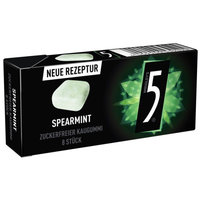 5 Gum Spearmint o. Zucker 16,5 g-4009900539494