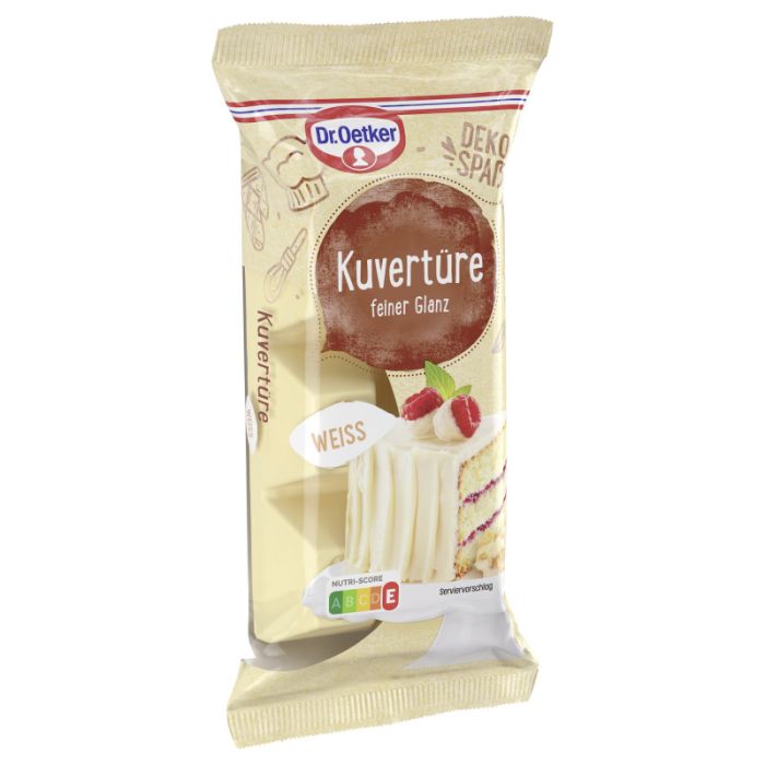 Dr. Oetker Kuvertüre Weiß RAC MB 150g-4000521007249