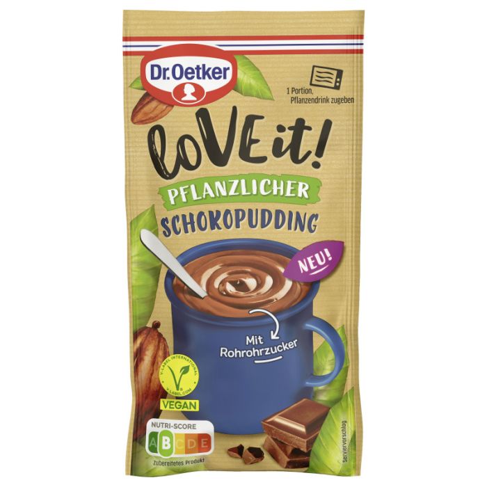 Dr. Oetker loVE it! Pflanzl. Schokopudding RAC MB 150ml-4000521031848