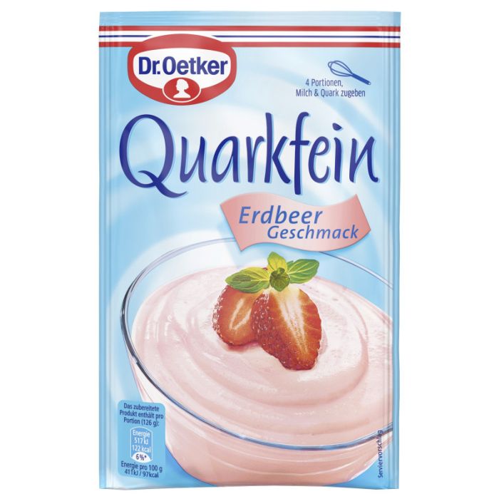 Dr. Oetker Quarkfein Erdbeer-Geschmack 56g-4000521821203