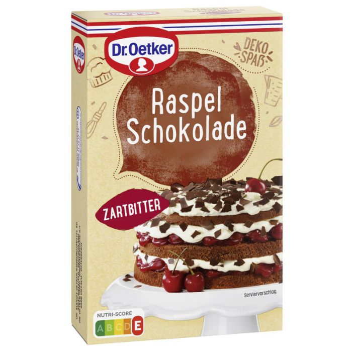 Dr. Oetker Raspelschokolade Zartbitter RAC MB 100g-4000521006549