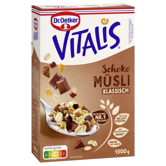 Dr. Oetker Vitalis Schokomüsli klassi. RAC MB 1500g-4000521664107