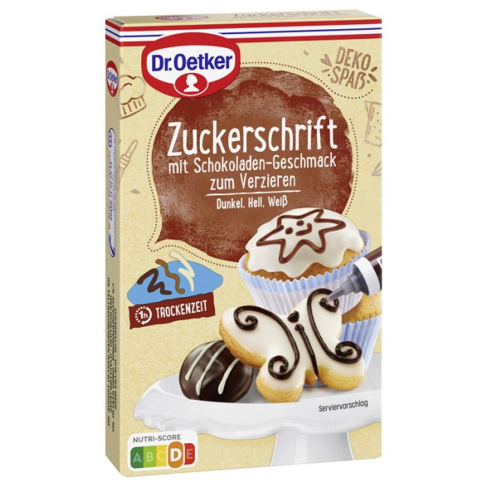 Dr. Oetker Zuckerschrift Schokoladengeschm. RAC MB 75g-4000521025458