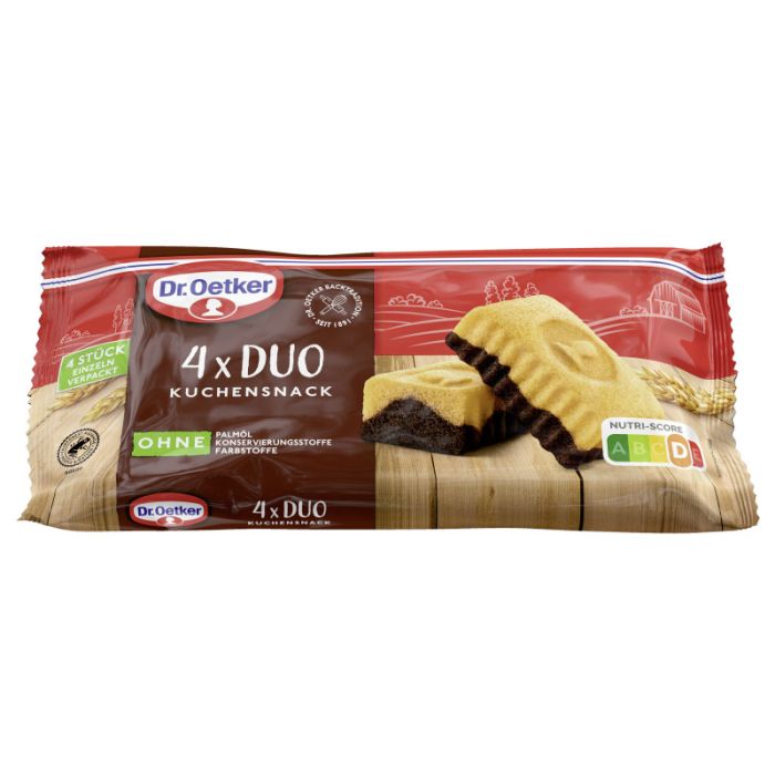 Dr. Oetker fertiger Kuchensnack Duo 4er RAC MB 140g-4000521037352