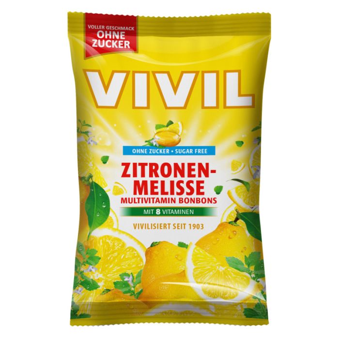 Vivil Zitrone Melissa ohne Zucker 120g-4020400893060