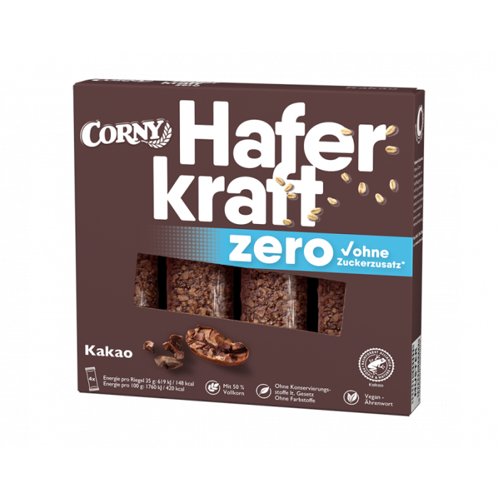 Corny Haferkraft Zero Kakao 4x35g-4011800593810