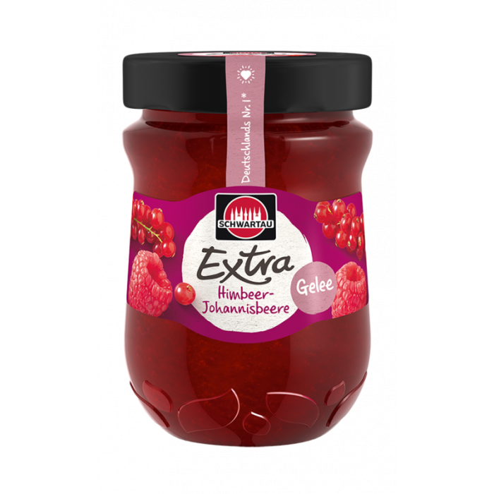 Schwartau Extra Rote Johannisbeer.Himbeer-Gelee 340g-4011800841010