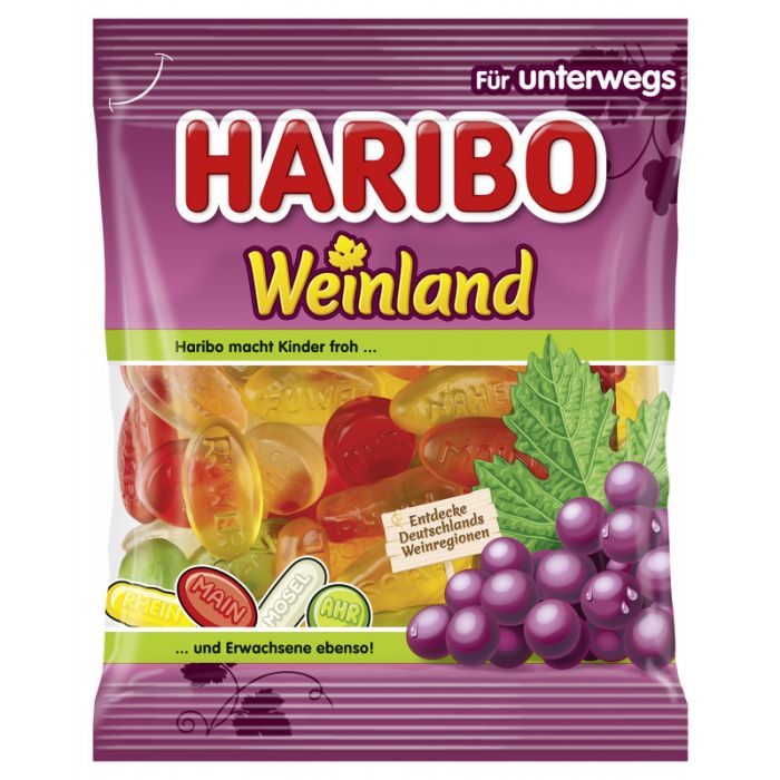 Haribo Weinland 100g Weingummi -4001686310045