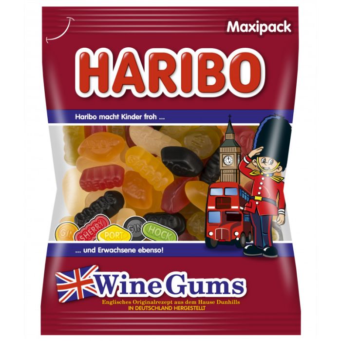 Haribo Englisches Weingummi Wine Gums 500g-4001686310793