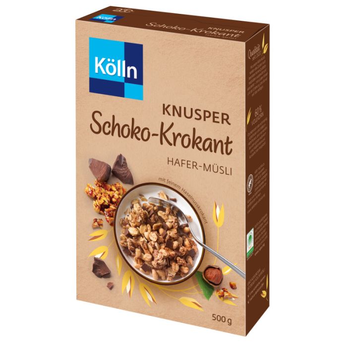 Kölln Knusper Schoko-Krokant Hafer-Müsli 500g-4000540043587