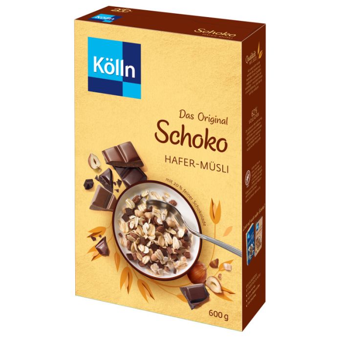 Kölln Das Original Schoko Hafer-Müsli 600g -4000540031881