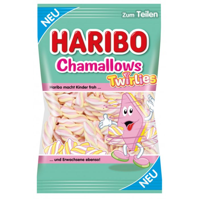 Haribo Chamallows Twirlies 200g-5410358442004