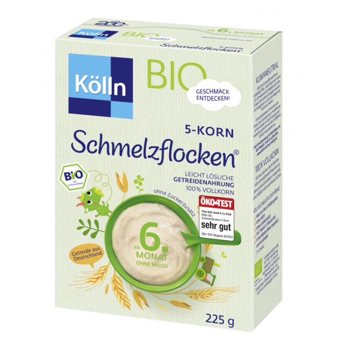 Kölln Bio Schmelzflocken® 5-Korn 225g-4000540002560