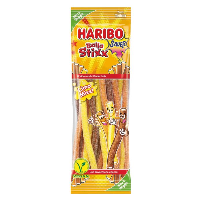 HariboBalla Stixx Limo Mix á 175g-4001686102862
