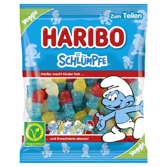 Haribo Schlümpfe 175g Fruchtgummi Schluempfe-4001686327722