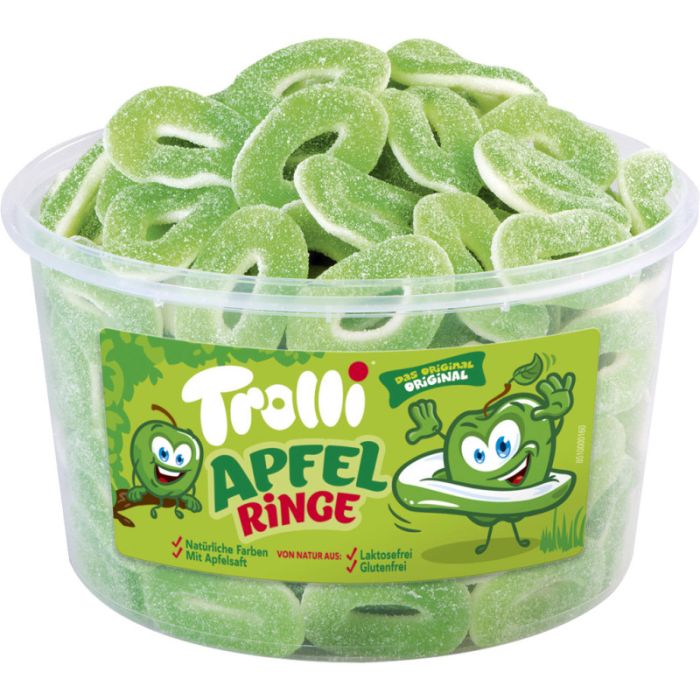 Trolli Saure Apfelringe 1200g-4000512994121