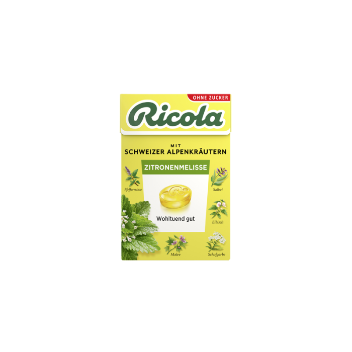 Ricola Zitronenmelisse Zuckerfrei 50g-7610700946053