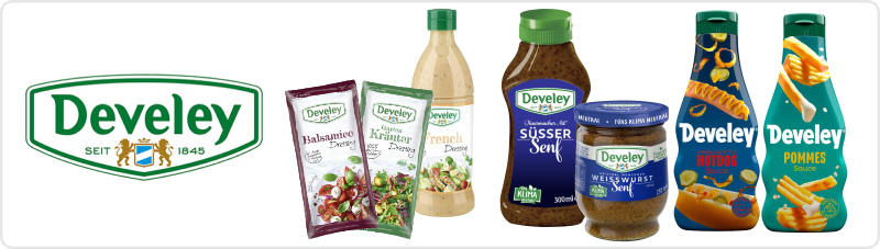 Develey Senf + Saucen