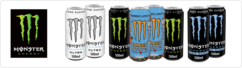 Monster ernergy drinks