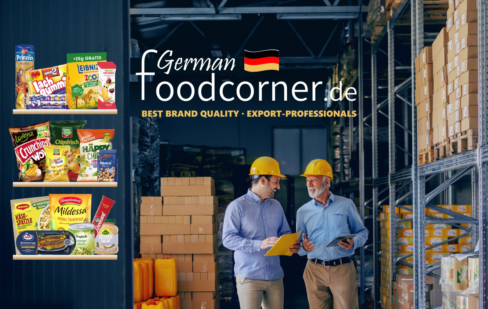 Wholesale of groceries - warehouse with products